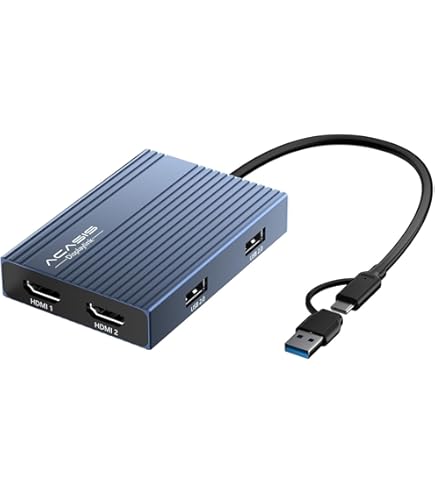 Amazon.com: Plugable 4K DisplayPort and HDMI Dual Monitor Adapter